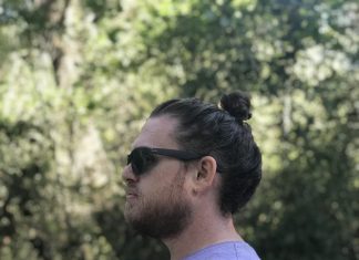A man's profile.